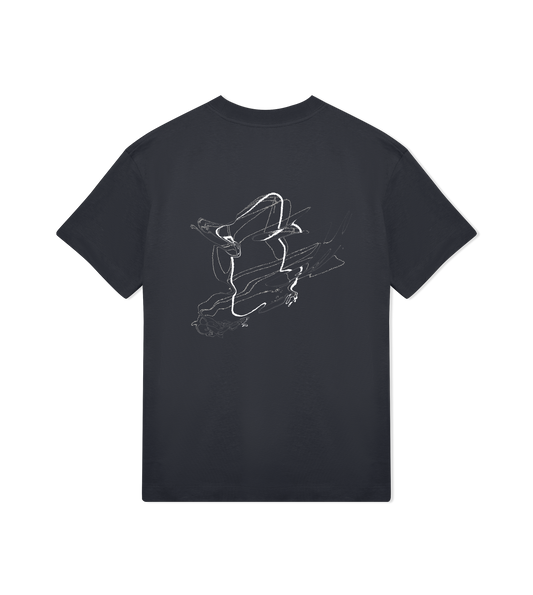 Off Black Tee Unisex Warped Vision