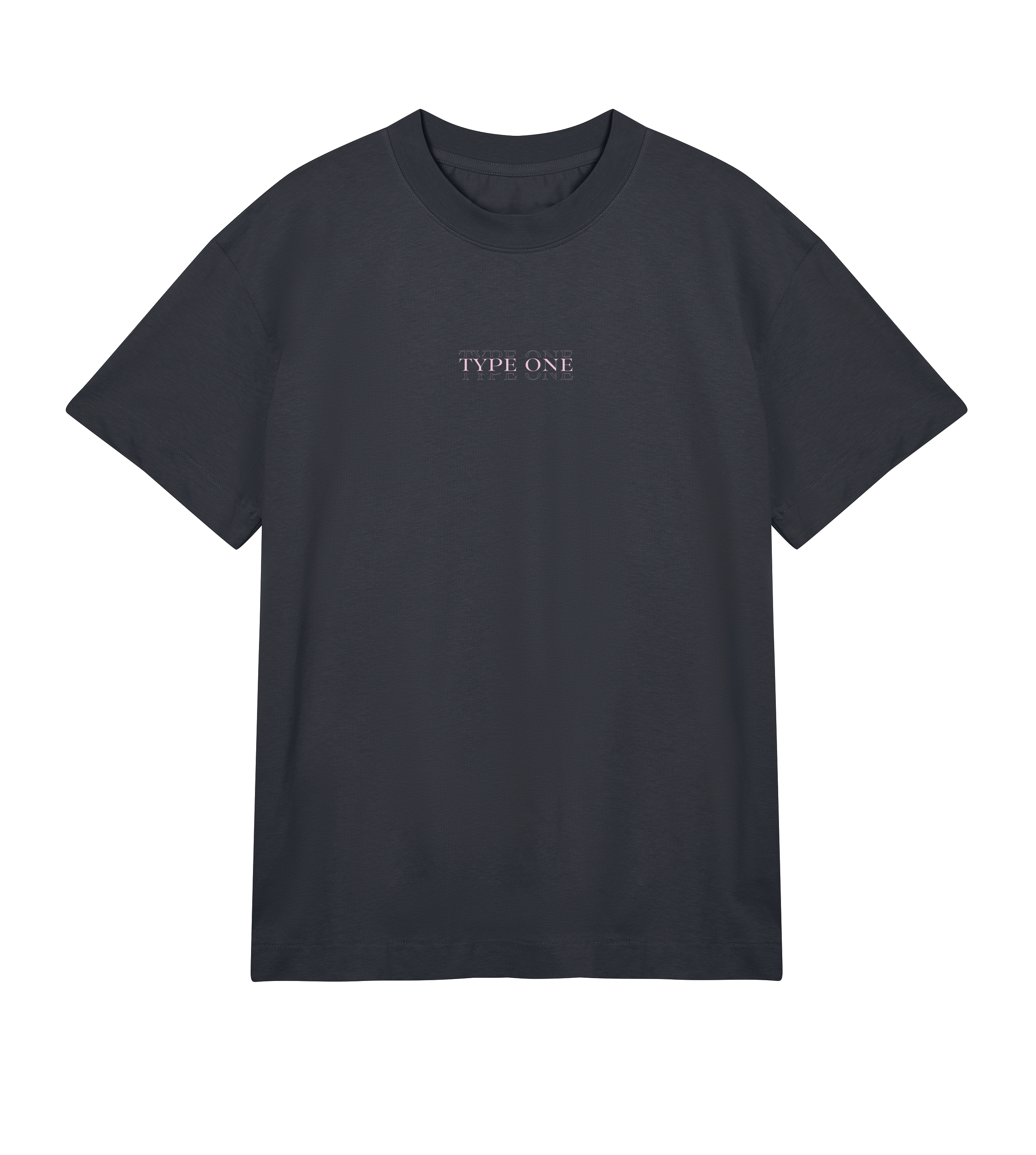 Dubble Vision Small Off Black Oversized Tee Unisex