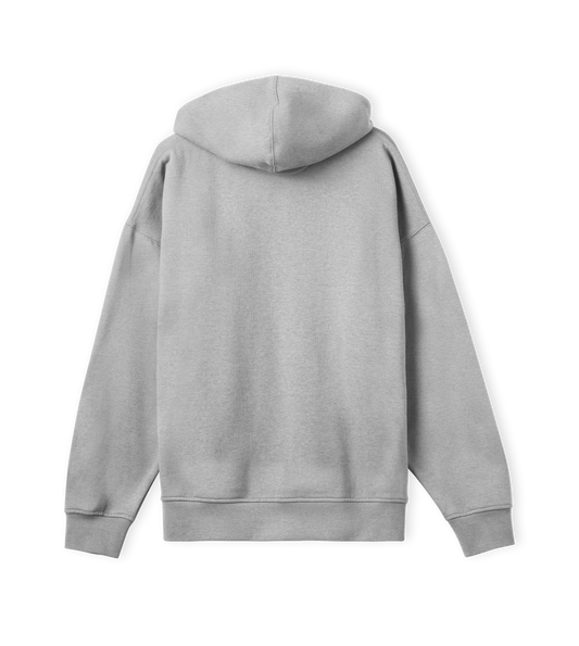 Dice Grey Melange Hoodie Unisex