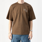 Dice Tee Brown – On model front | Type One dice graphic tee thumbnail