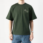 Dice Tee Green – On model front | Type One dice graphic tee thumbnail