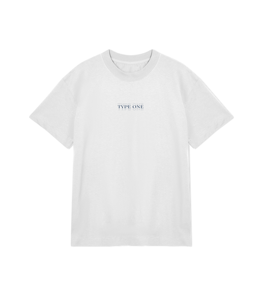 Dubble Vision Small Off White Oversized Tee Unisex