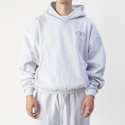 ESTD.2026 Balloon Hoodie Light Grey