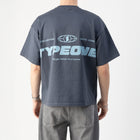 ESTD.2026 Tee Slate Blue – On model Back side | Drop shoulder 280GSM cotton tee thumbnail