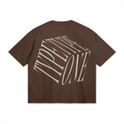 Dice Tee Brown – Back view | Type One Dutch Streetwear thumbnail