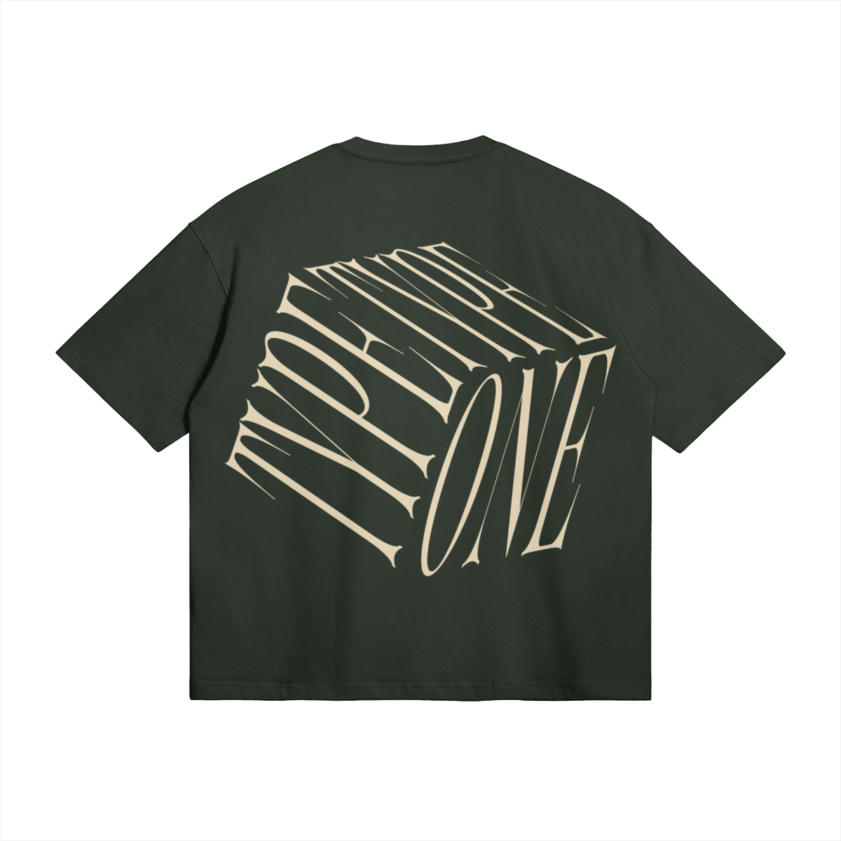 Dice Tee Green – Back view | Type One Dutch Streetwear