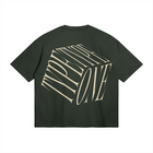 Dice Tee Green – Back view | Type One Dutch Streetwear thumbnail