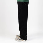 Sweatpants Black – on model side view | Washed distressed finish drawstring waist thumbnail
