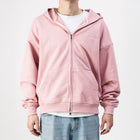 Zip Hoodie Pink – On model | Type One oversized zip hoodie thumbnail