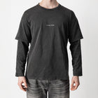 Longsleeve Dark Grey – On model | Type One loose fit longsleeve thumbnail