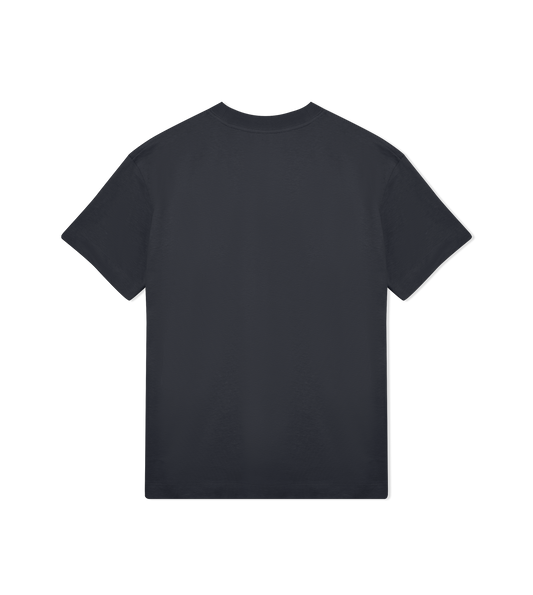 Type One Distorted Navy Blue Oversized Unisex Tee