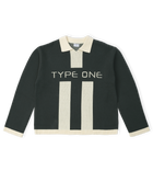 Type One Heavy Jersey Blue Grey / White Unisex thumbnail
