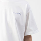 Type One Boxy Tee White – Detail view | 280GSM combed cotton crew neck Type One thumbnail