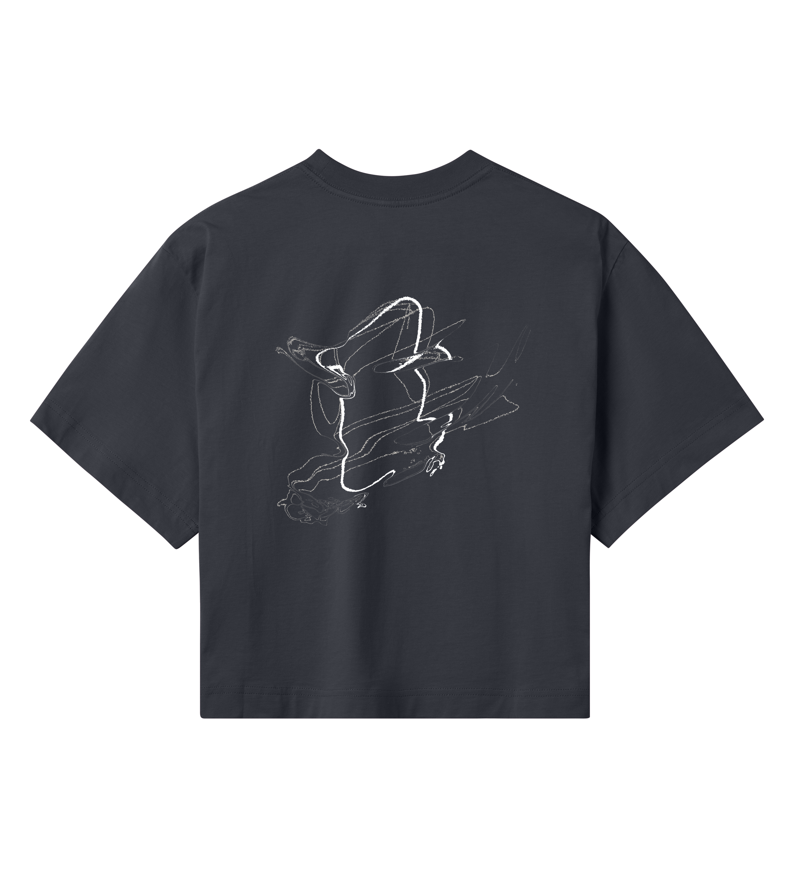 Warped Vision Off Black Crop Top Women