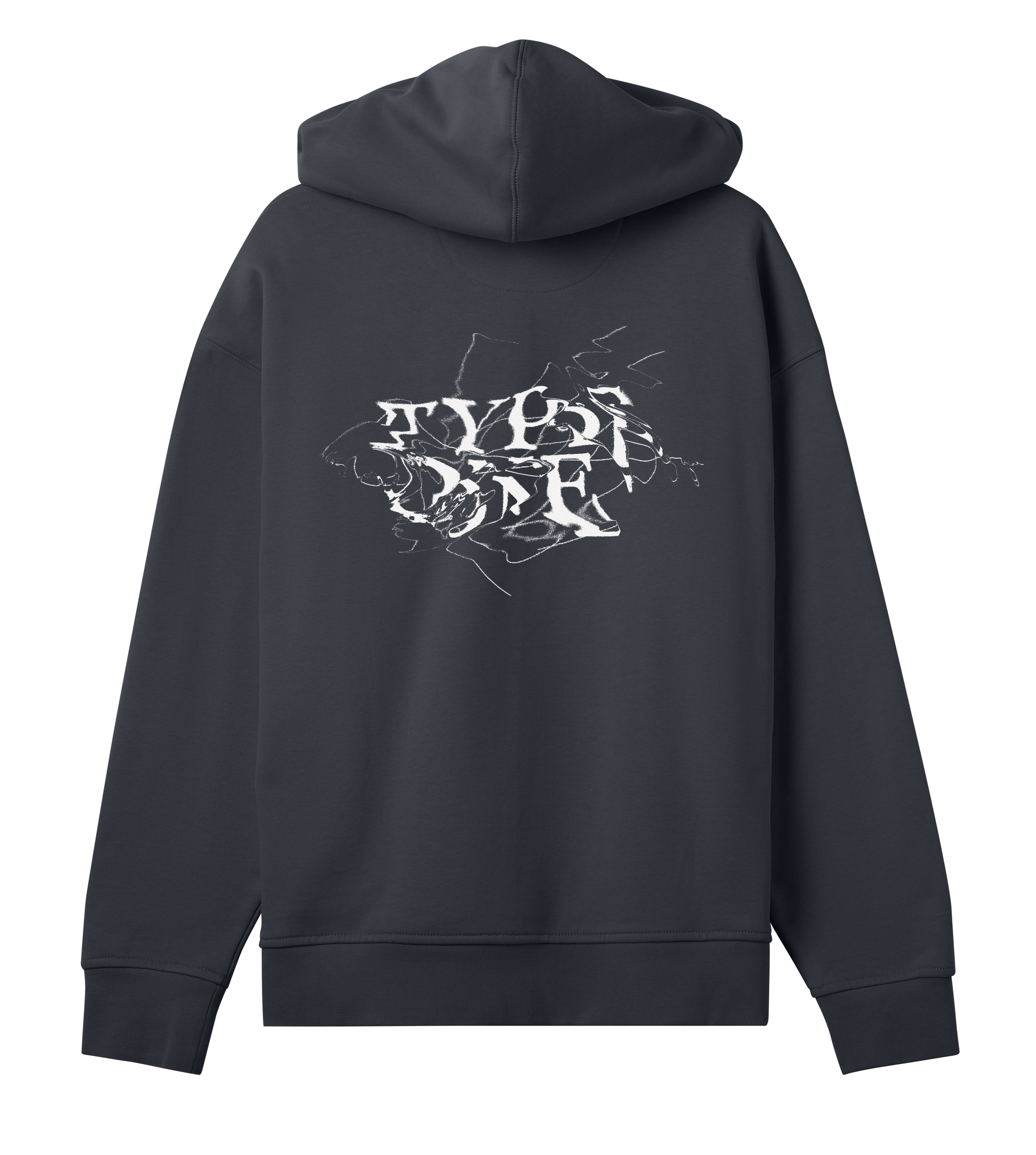 Warped Vision Off Black Hoodie Women