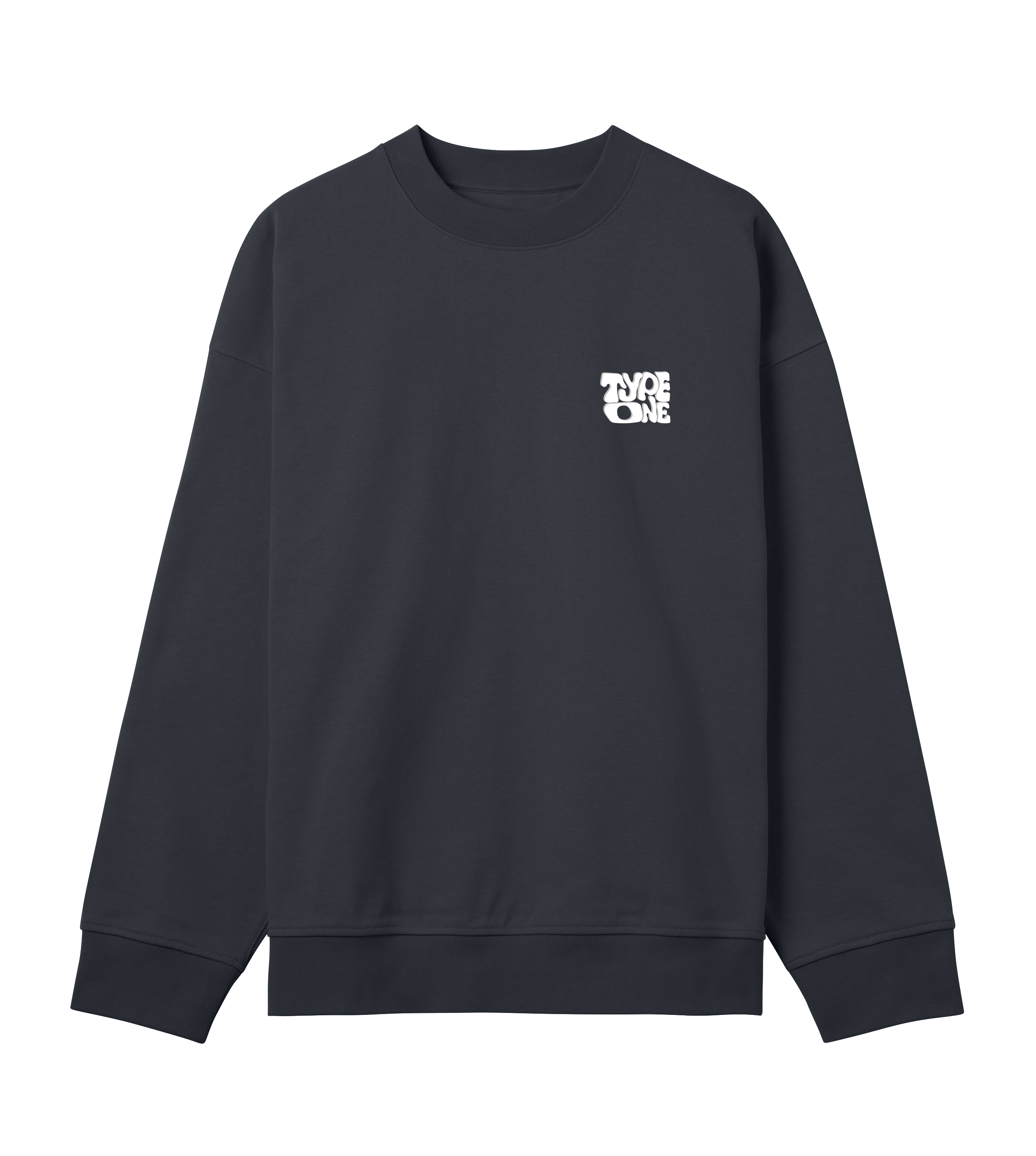 Wiggly Small Sweatshirt Off Black Unisex