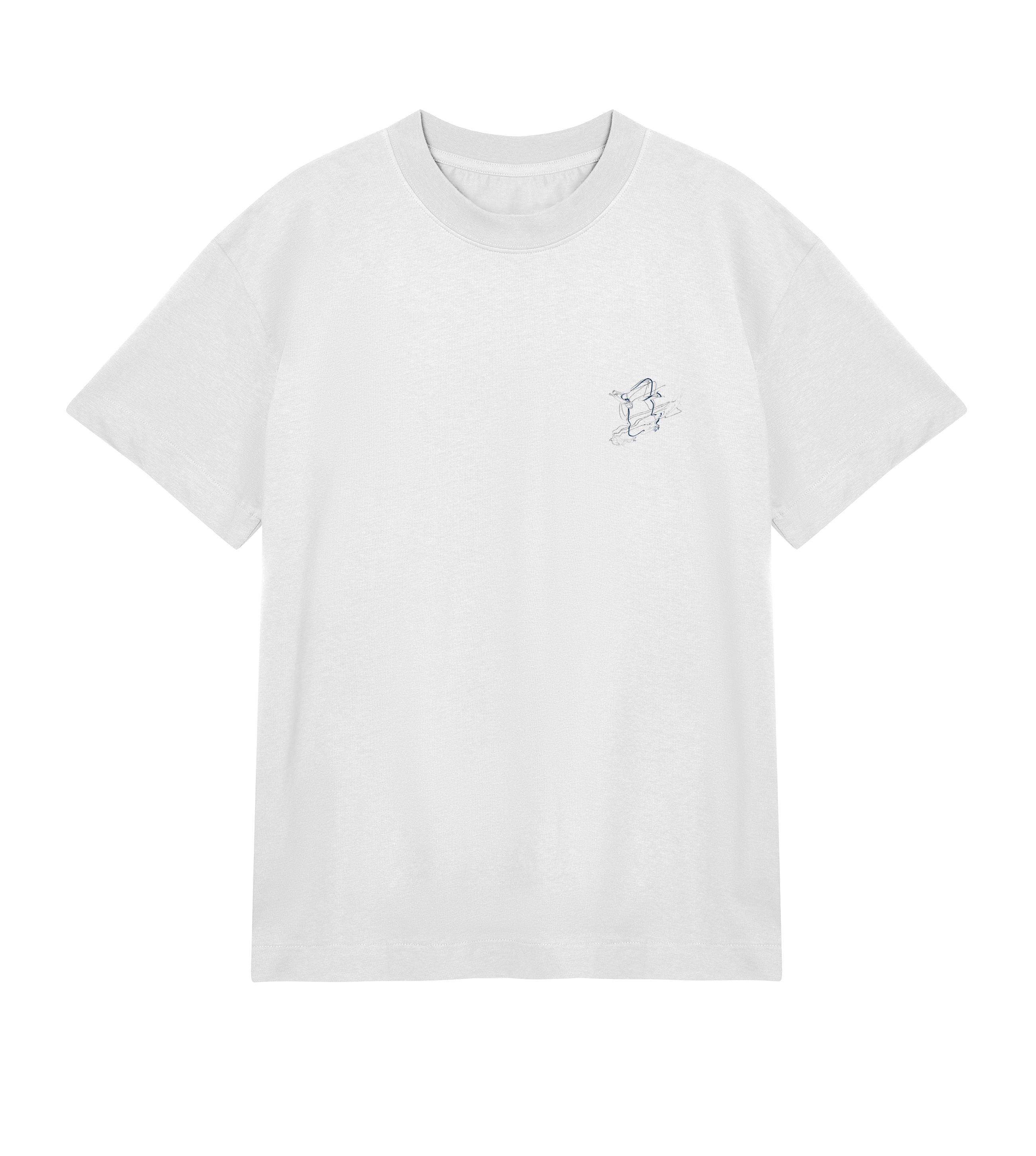 Warped Vision Off White Oversized Tee Unisex