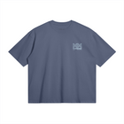 ESTD.2026 Tee Slate Blue – Front view | Type One boxy 280GSM Dutch Streetwear thumbnail