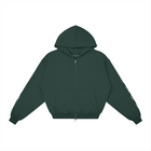ESTD.2026 Balloon Zip Hoodie Green – Front view | Type One Dutch Streetwear thumbnail