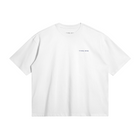 Type One Boxy Tee White – Front view | Type One boxy 280GSM cotton streetwear thumbnail